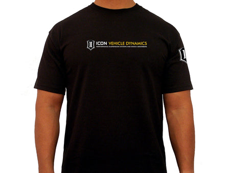 ICON Vehicle Dynamics ICON-TEE-STD-BLK-L - ICON STANDARD TEE BLACK - LARGE 3