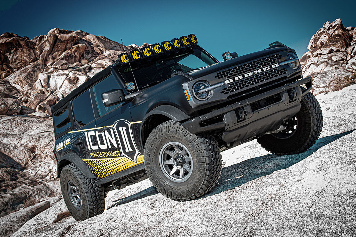 ICON Vehicle Dynamics 48700C - 21-23 BRONCO FRONT 2.5 VS RR CDCV COILOVER KIT 2