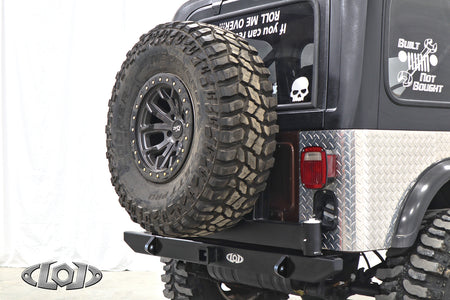 LoD Offroad JBC7621 - CJ Dest Xped Rear Bumper w/ Tire Carrier 3