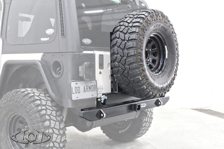 LoD Offroad JBC9621 - TJ/LJ/YJ Dest Xped RB w/ Tire Carrier 1