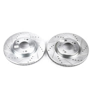 Power Stop JBR1101XPR 2006-2012 Mitsubishi Eclipse Disc Brake Rotor Set