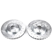 Power Stop JBR1107XPR 2003-2009 Nissan 350Z Disc Brake Rotor Set