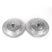 Power Stop JBR1108XPR 2003-2009 Nissan 350Z Disc Brake Rotor Set