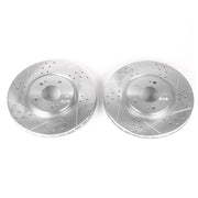 Power Stop JBR1109XPR 2003-2006 Mitsubishi Lancer Disc Brake Rotor Set
