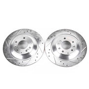 Power Stop JBR1156XPR 2006-2007 Mazda 6 Disc Brake Rotor Set