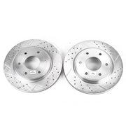 Power Stop JBR1161XPR 2005-2007 Nissan TITAN Disc Brake Rotor Set
