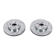 Power Stop JBR1328XPR 2007-2009 Hyundai Santa Fe Disc Brake Rotor Set