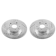 Power Stop JBR1504XPR 2007-2013 Suzuki SX4 Disc Brake Rotor Set