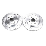 Power Stop JBR1514XPR 2003-2005 Kia Rio Disc Brake Rotor Set