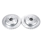 Power Stop JBR1528XPR 2010-2016 Hyundai Genesis Coupe Disc Brake Rotor Set