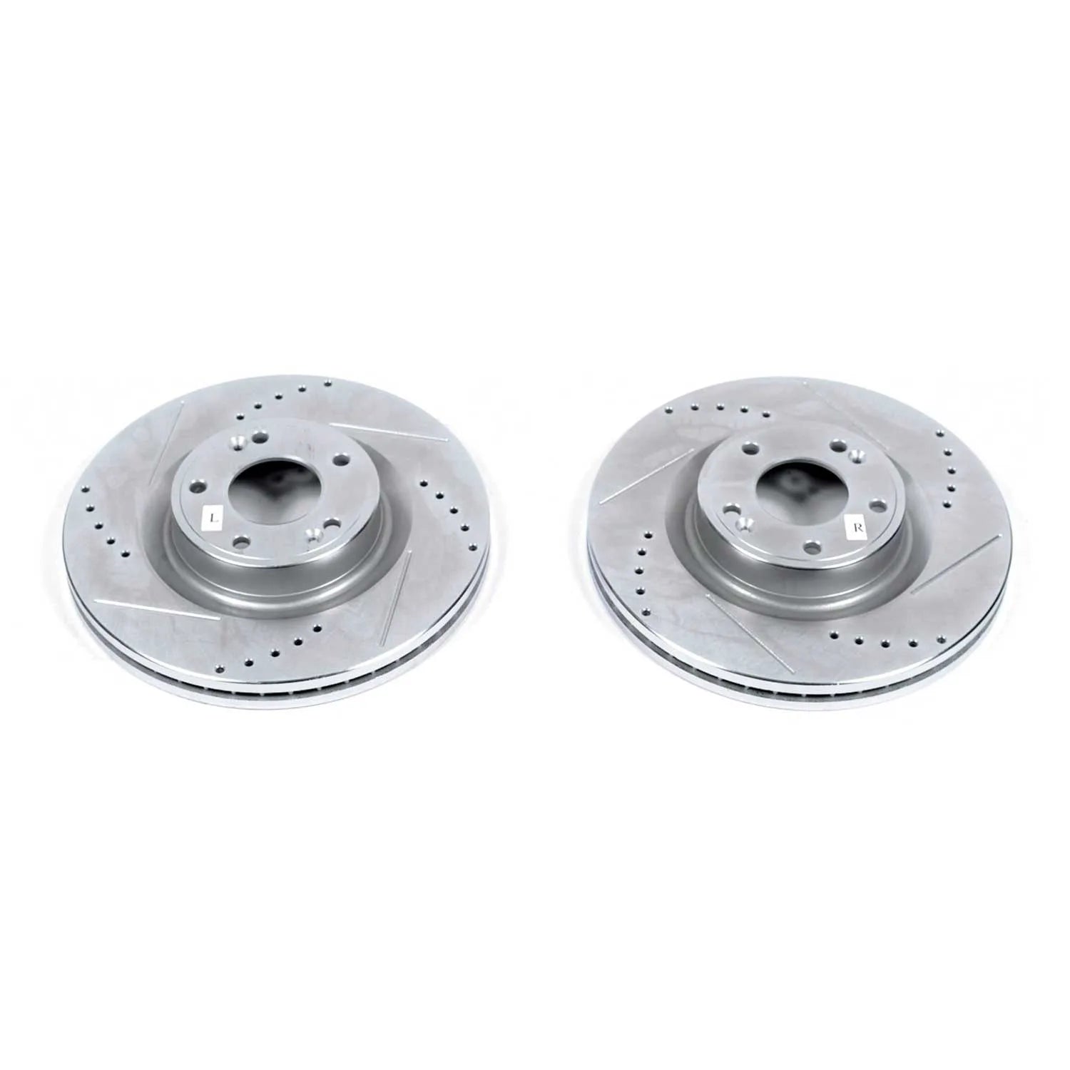 Power Stop JBR1531XPR 2023 Genesis G70 Disc Brake Rotor Set