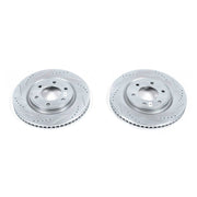 Power Stop JBR1552XPR 2014-2024 INFINITI QX80 Disc Brake Rotor Set