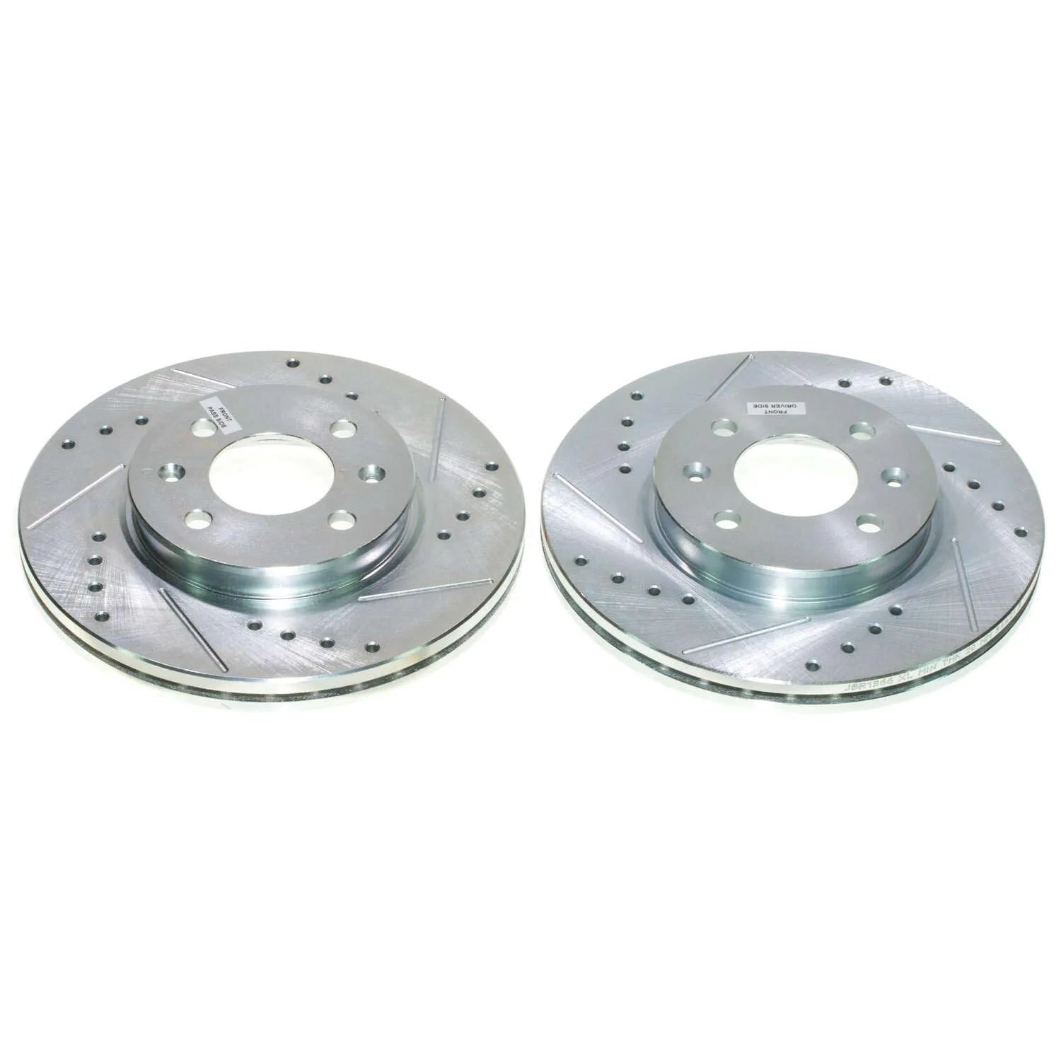 Power Stop JBR1566XPR 2012-2017 Kia Rio Disc Brake Rotor Set