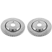 Power Stop JBR1589XPR 2015-2020 Acura TLX Disc Brake Rotor Set