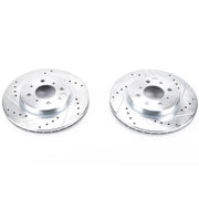 Power Stop JBR1714XPR 2015-2020 Honda Fit Disc Brake Rotor Set