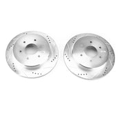 Power Stop JBR1753XPR 2017-2024 Nissan TITAN Disc Brake Rotor Set