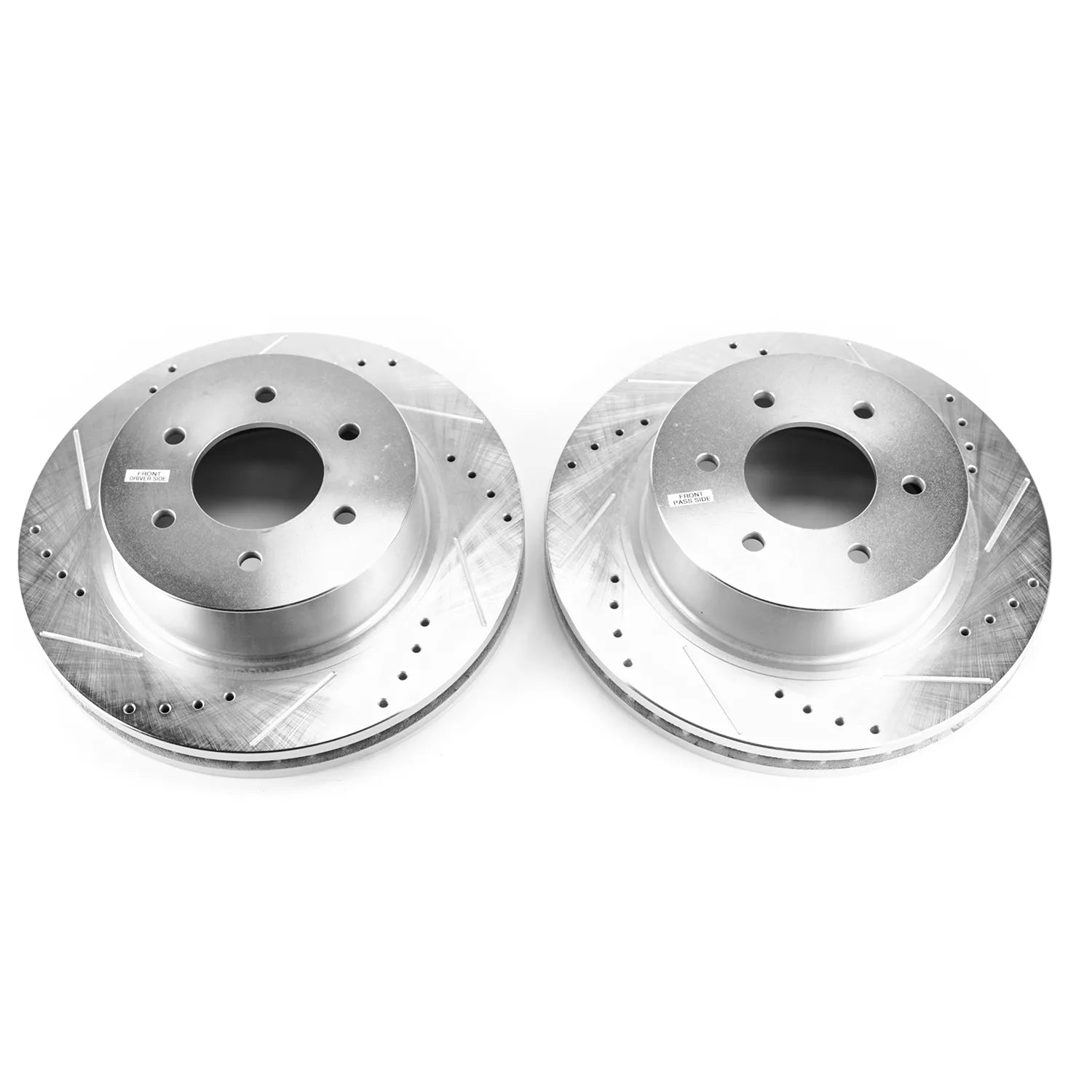 Power Stop JBR1754XPR 2016-2024 Nissan TITAN XD Disc Brake Rotor Set