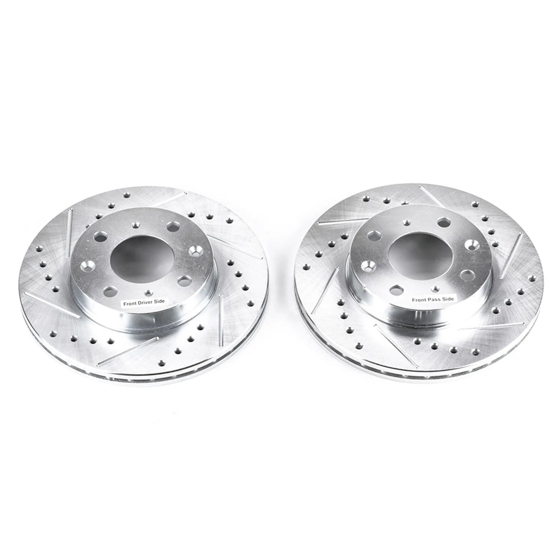 Power Stop JBR304XPR 1988-1991 Honda Civic Disc Brake Rotor Set