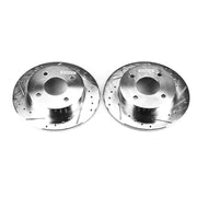 Power Stop JBR504XPR 1989-1998 Nissan 240SX Disc Brake Rotor Set