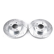 Power Stop JBR508XPR 1989-1990 Nissan 300ZX Disc Brake Rotor Set