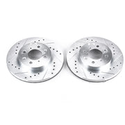 Power Stop JBR522XPR 2007-2014 Honda Fit Disc Brake Rotor Set