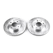 Power Stop JBR525XPR 1990-2000 Honda Civic Disc Brake Rotor Set