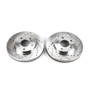 Power Stop JBR552XPR 1989-1996 Nissan 300ZX Disc Brake Rotor Set