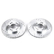 Power Stop JBR583XPR 1992-2004 Mitsubishi Diamante Disc Brake Rotor Set
