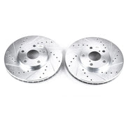 Power Stop JBR716XPR 2002-2010 Lexus SC430 Disc Brake Rotor Set