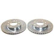 Power Stop JBR722XPR 2002-2007 Mitsubishi Lancer Disc Brake Rotor Set