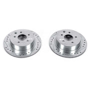 Power Stop JBR751XPR 1997-2001 INFINITI Q45 Disc Brake Rotor Set