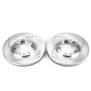 Power Stop JBR756XPR 2003-2004 Nissan Frontier Disc Brake Rotor Set