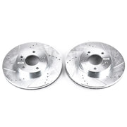 Power Stop JBR758XPR 1997-2001 INFINITI Q45 Disc Brake Rotor Set