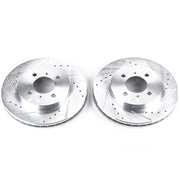Power Stop JBR779XPR 2002-2006 Mitsubishi Lancer Disc Brake Rotor Set