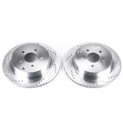 Power Stop JBR981XPR 2014-2024 INFINITI Q50 Disc Brake Rotor Set