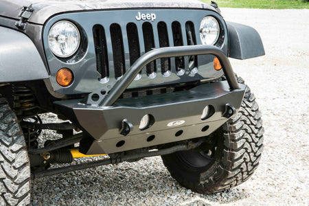 LoD Offroad JFB0703 - JK Destroyer Shorty Front Bumper w/ Bull Bar 1
