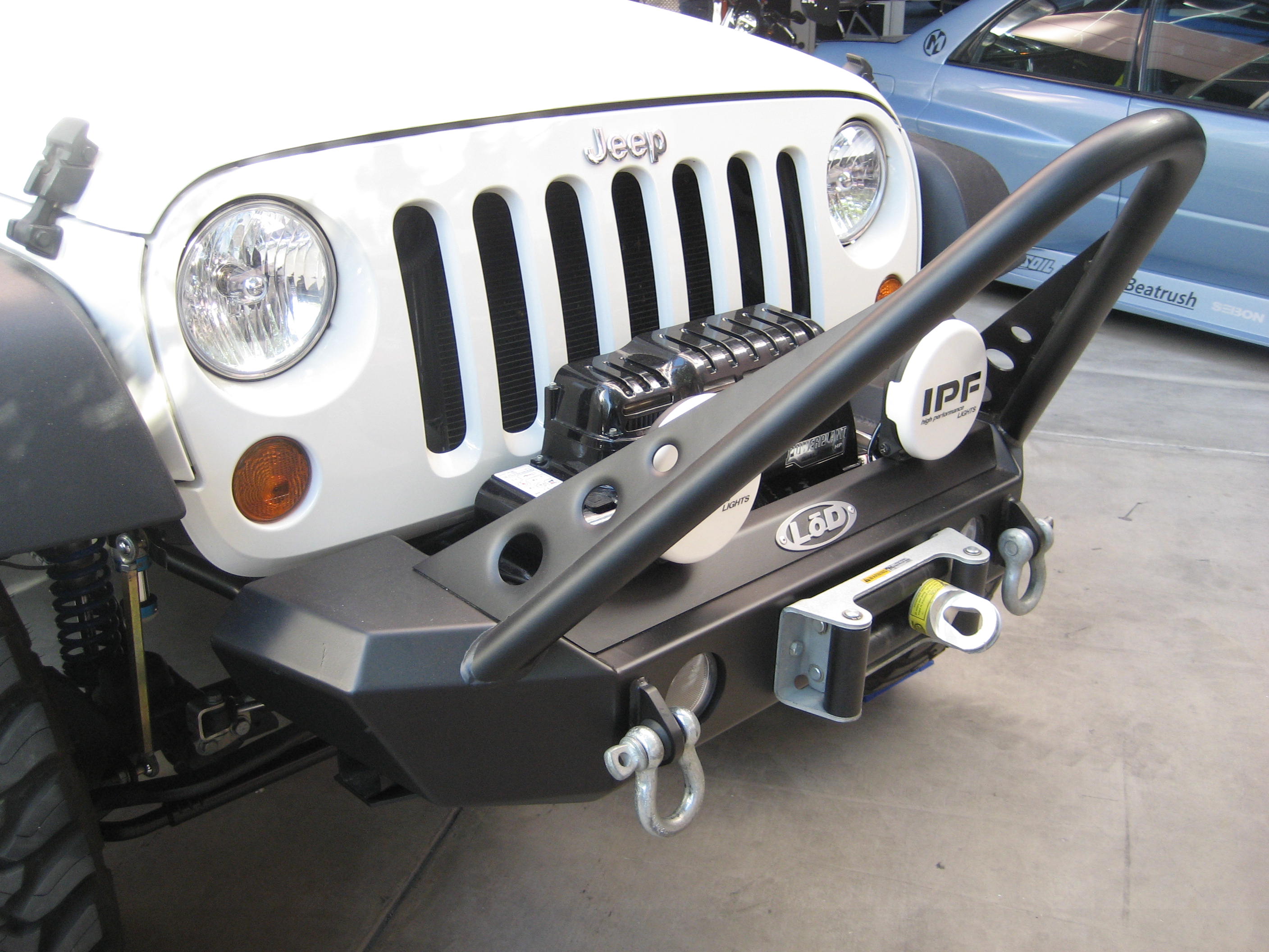 LoD Offroad JFB0761 - JK Signature Series Shorty Front Bumper w / Stinger Guard 1