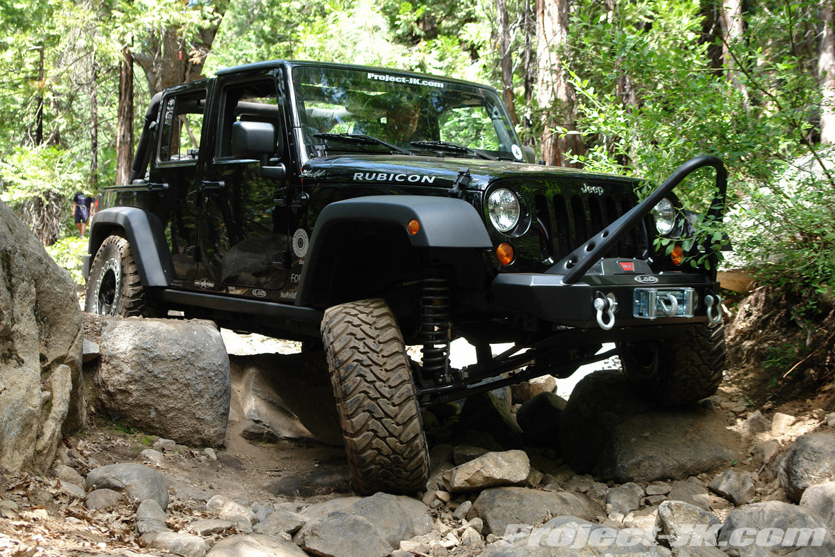 LoD Offroad JFB0761 - JK Signature Series Shorty Front Bumper w / Stinger Guard 2