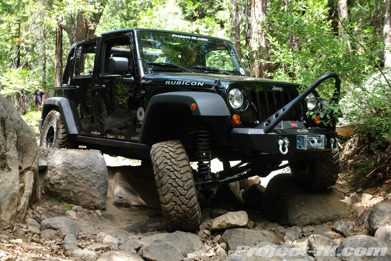 LoD Offroad Body LoD Offroad JFB0761 - JK Signature Series Shorty Front Bumper w / Stinger Guard