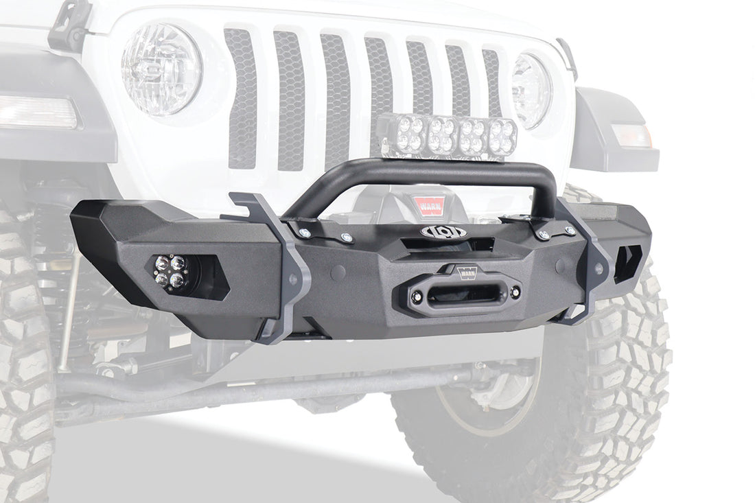 LoD Offroad JFB1885 - Jeep Black Ops Shorty Winch Front Bumper 1