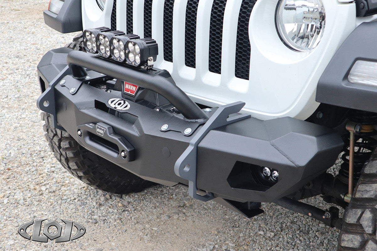 LoD Offroad JFB1885 - Jeep Black Ops Shorty Winch Front Bumper 3