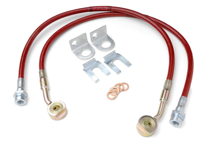 JKS Manufacturing Brake JKS Manufacturing 2292 - Extended Brake Line Kit Front Wrangler TJ and LJ Grand Cherokee ZJ JKS Manufacturing