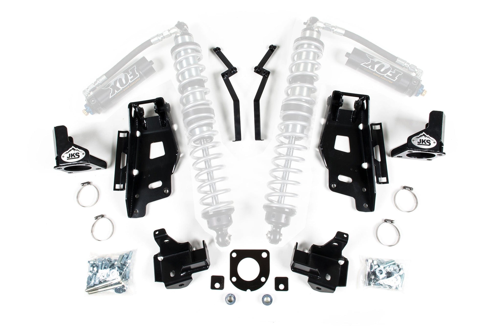 JKS Manufacturing Suspension JKS Manufacturing 2510 - Coilover Mounting Kit Front 2007-2018 Jeep Wrangler JK JKS Manufacturing