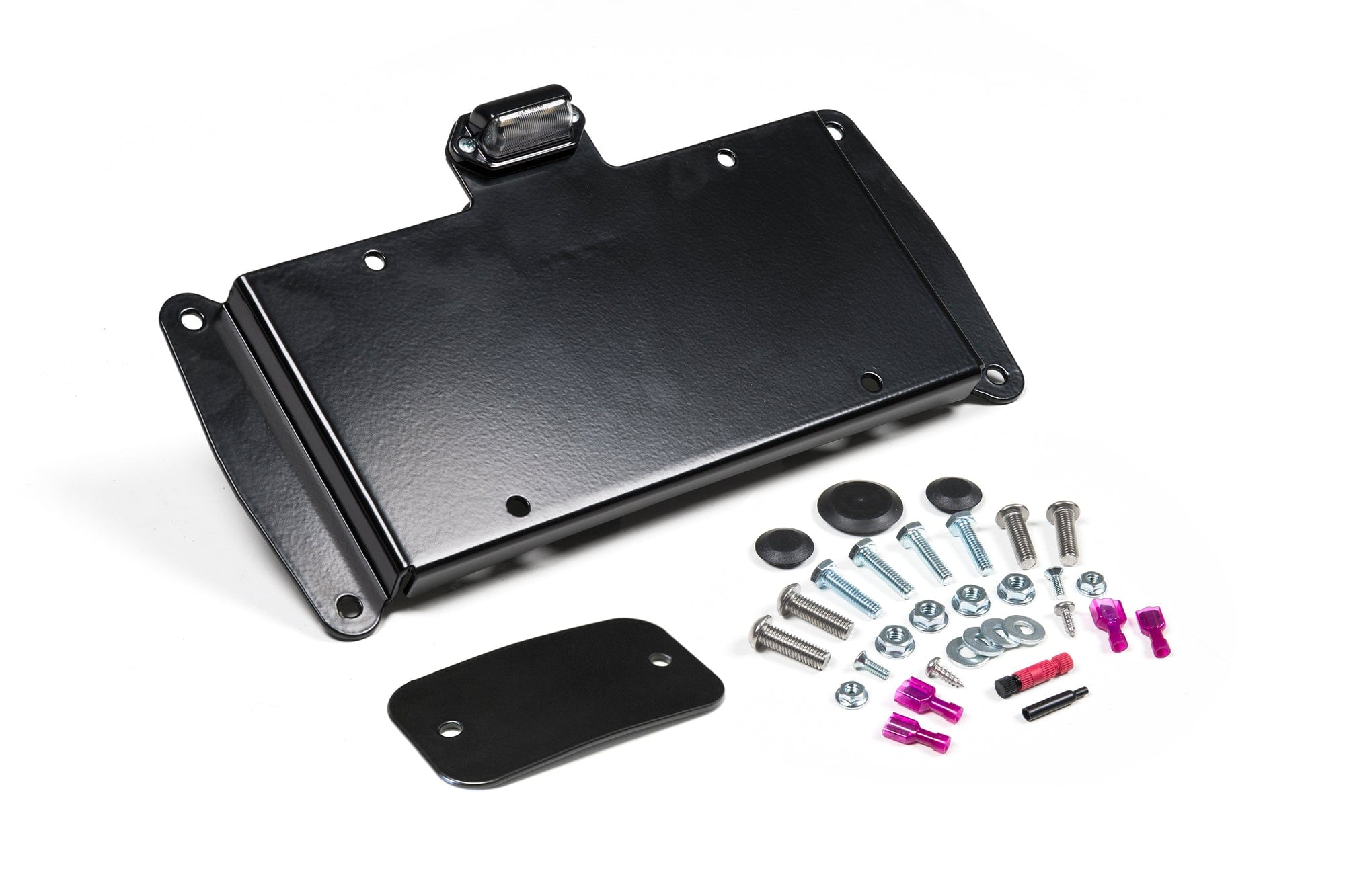 JKS Manufacturing Accessories and Fluids JKS Manufacturing 8210 - License Plate Relocation Kit w/Light Wrangler JK JKS Manufacturing