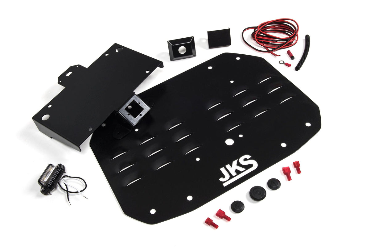 JKS Manufacturing Body JKS Manufacturing 8215 - Tailgate Vent Cover with License Plate and Camera Mount Wrangler JL JKS Manufacturing