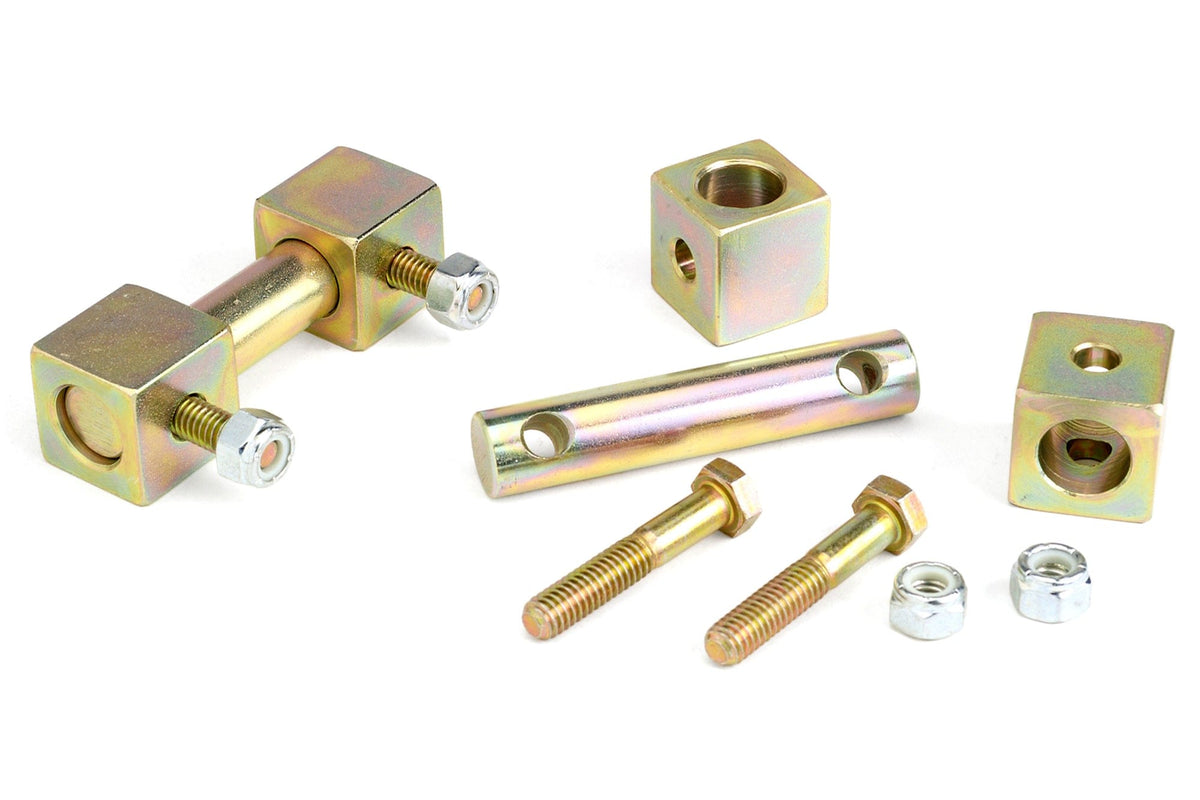 JKS Manufacturing Suspension JKS Manufacturing 9603 - Shock Bar Pin Eliminator Front Lower Wrangler TJ & LJ Cherokee XJ Comanche MJ Grand Cherokee ZJ & WJ JKS Manufacturing