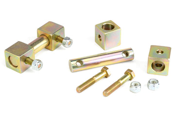 JKS Manufacturing Suspension JKS Manufacturing 9603 - Shock Bar Pin Eliminator Front Lower Wrangler TJ & LJ Cherokee XJ Comanche MJ Grand Cherokee ZJ & WJ JKS Manufacturing