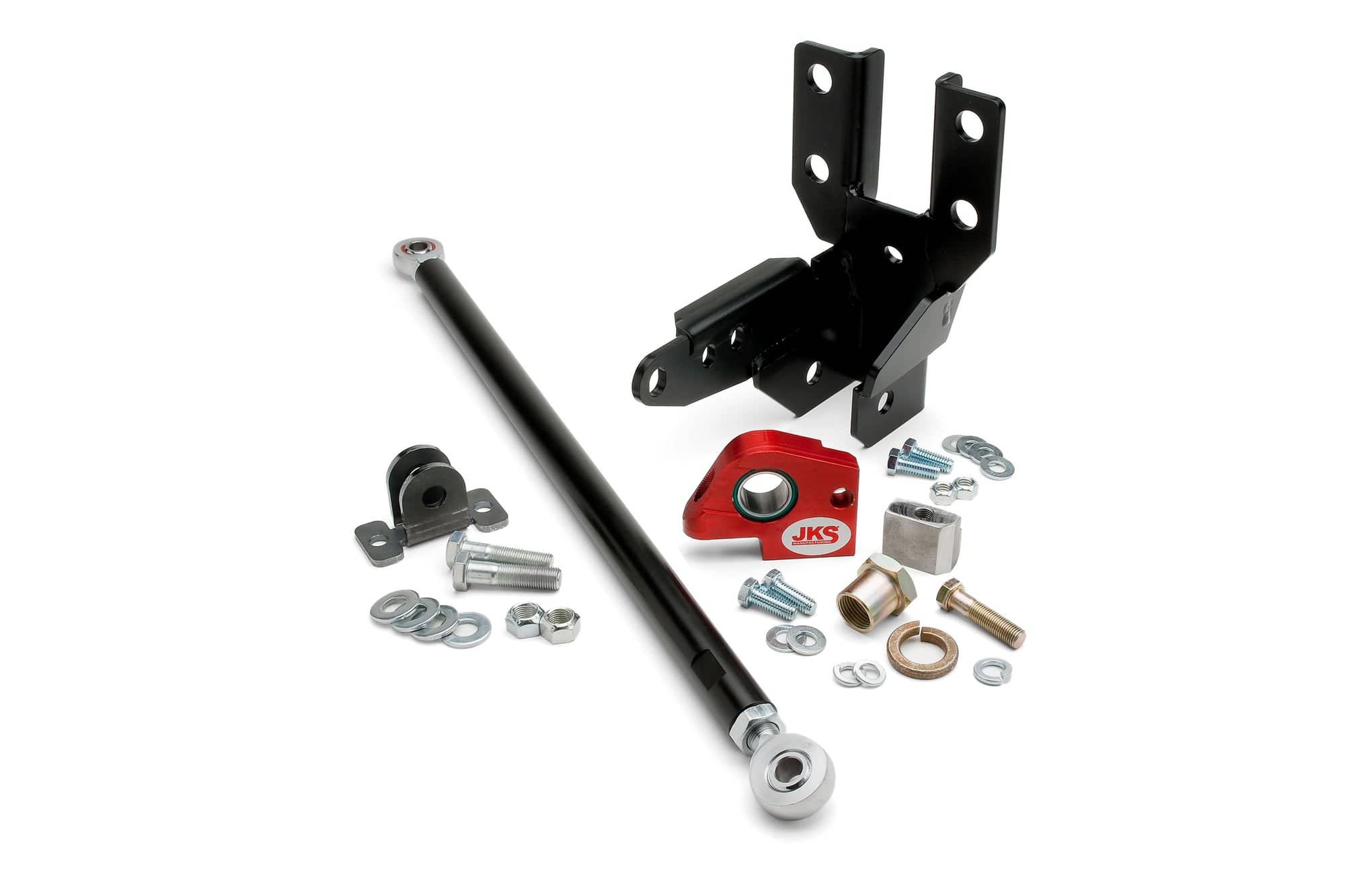 JKS Manufacturing Suspension JKS Manufacturing OGS166 - Sector Shaft and Track Bar Reinforcement System 2007-2018 Jeep Wrangler JK JKS Manufacturing