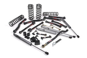 JKS Manufacturing JSPEC128KFA J-Krawl 3.5 Inch Lift Kit Fox Adventure Series Shocks HD Rate Coils