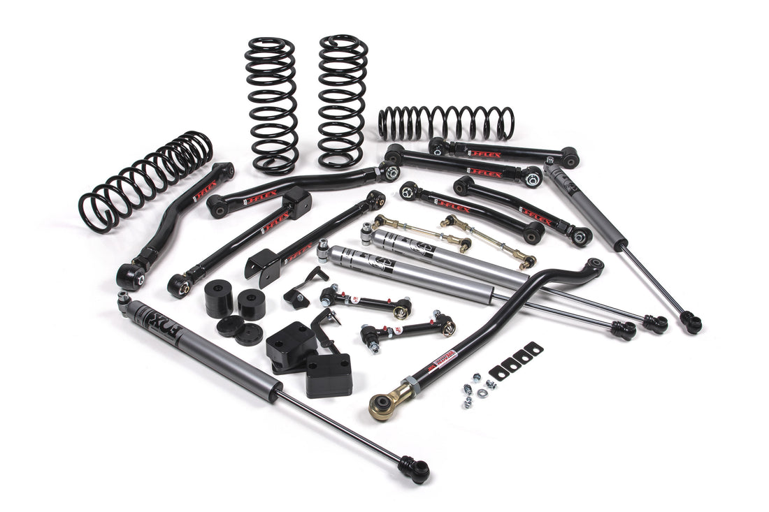 JKS Manufacturing JSPEC127KFA J-Krawl 3.5 Inch Lift Kit Fox Adventure Series Shocks Standard Rate Coils
